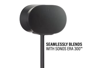 Gulvstativ Sanus for Sonos ERA 300 Svart, Justerbart stativ - Svart, Justerbart stativ - Møbler - TV- & Mediamøbler - Mediestativ & veggfeste - Høyttalerstativ