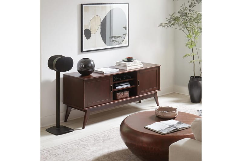 Gulvstativ Sanus for Sonos ERA 300 - Svart - Møbler - TV- & Mediamøbler - Mediestativ & veggfeste - Høyttalerstativ