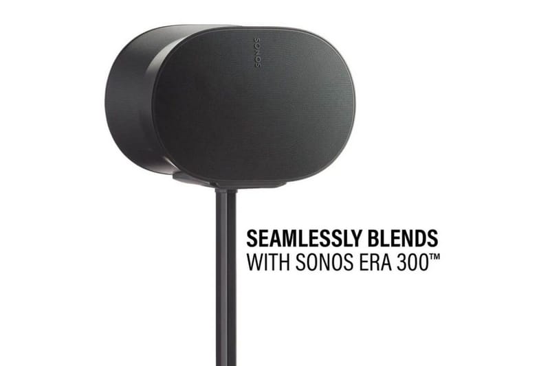 Gulvstativ Sanus for Sonos ERA 300 - Svart - Møbler - TV- & Mediamøbler - Mediestativ & veggfeste - Høyttalerstativ