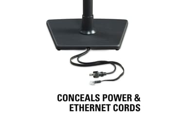 Gulvstativ Sanus for Sonos One SL Play:1 og Play:3 - Svart - Møbler - TV- & Mediamøbler - Mediestativ & veggfeste - Høyttalerstativ