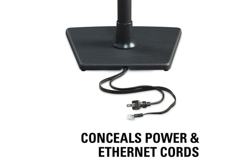 Gulvstativ Sanus for Sonos One SL Play:1 og Play:3 - Svart - Møbler - TV- & Mediamøbler - Mediestativ & veggfeste - Høyttalerstativ