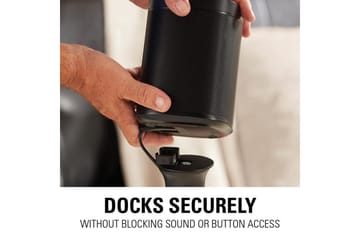 Gulvstativ Sanus for Sonos One SL Play:1 og Play:3 - Svart - Møbler - TV- & Mediamøbler - Mediestativ & veggfeste - Høyttalerstativ