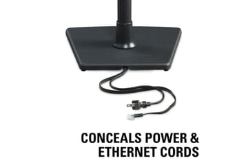 Gulvstativ Sanus for Sonos One SL Play:1 og Play:3 Svart, Fast stativ - Svart, Fast stativ - Møbler - TV- & Mediamøbler - Mediestativ & veggfeste - Høyttalerstativ