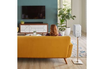 Gulvstativ Sanus for Sonos Play:5 - Hvit - Møbler - TV- & Mediamøbler - Mediestativ & veggfeste - Høyttalerstativ