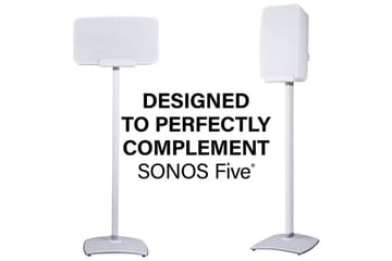 Gulvstativ Sanus for Sonos Play:5 - Hvit - Møbler - TV- & Mediamøbler - Mediestativ & veggfeste - Høyttalerstativ