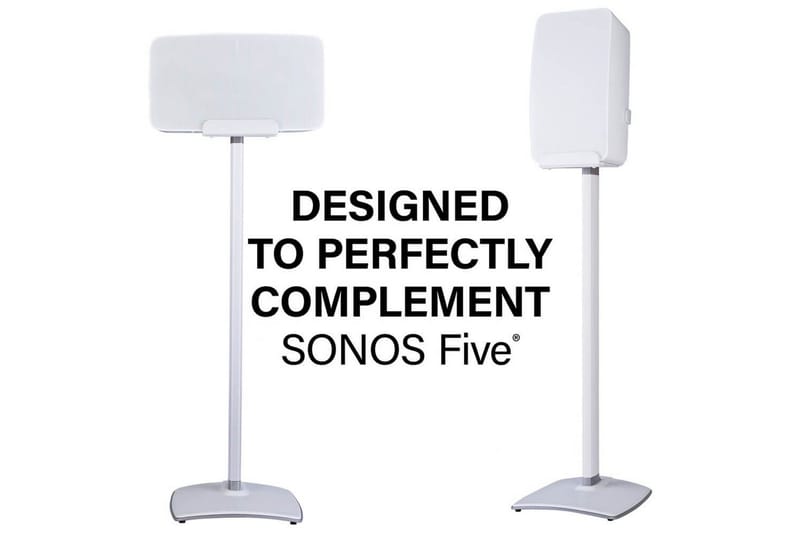 Gulvstativ Sanus for Sonos Play:5 - Hvit - Møbler - TV- & Mediamøbler - Mediestativ & veggfeste - Høyttalerstativ