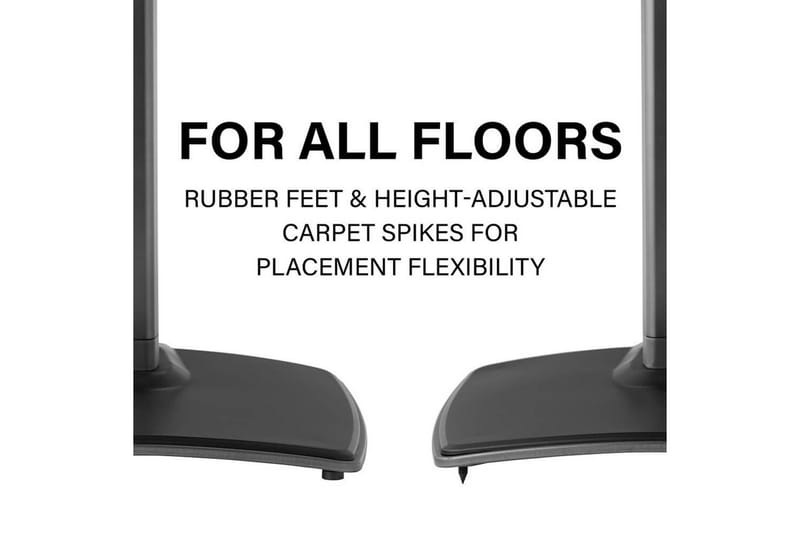 Gulvstativ Sanus for Sonos Play:5 - Svart - Møbler - TV- & Mediamøbler - Mediestativ & veggfeste - Høyttalerstativ