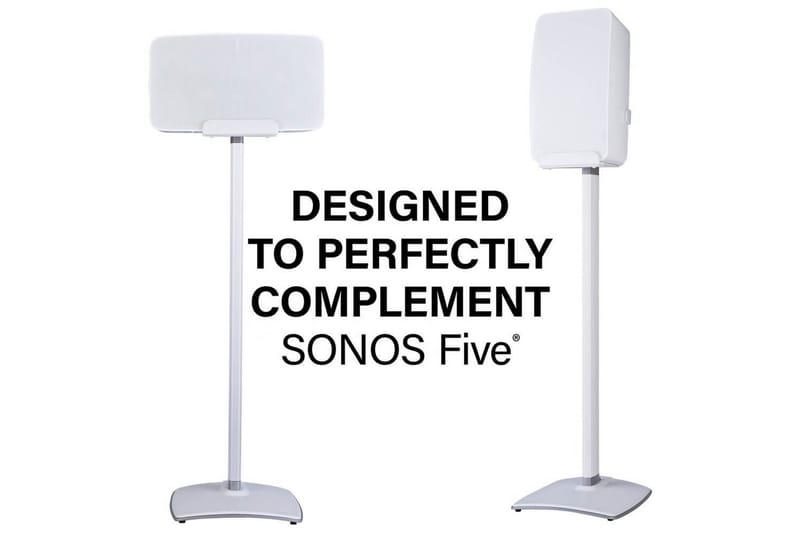 Gulvstativ Sanus for Sonos Play:5 Hvit - Hvit - Møbler - TV- & Mediamøbler - Mediestativ & veggfeste - Høyttalerstativ