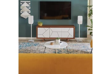 Gulvstativ Sanus for Sonos Play:5 - Hvit - Møbler - TV- & Mediamøbler - Mediestativ & veggfeste - Høyttalerstativ