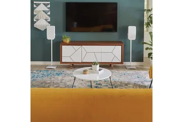 Gulvstativ Sanus for Sonos Play:5 - Hvit - Møbler - TV- & Mediamøbler - Mediestativ & veggfeste - Høyttalerstativ