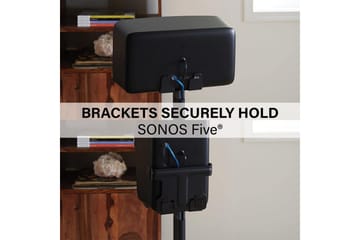 Gulvstativ Sanus for Sonos Play:5 - Svart - Møbler - TV- & Mediamøbler - Mediestativ & veggfeste - Høyttalerstativ