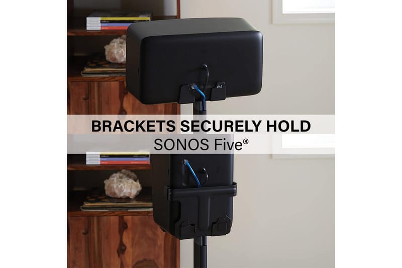 Gulvstativ Sanus for Sonos Play:5 - Svart - Møbler - TV- & Mediamøbler - Mediestativ & veggfeste - Høyttalerstativ