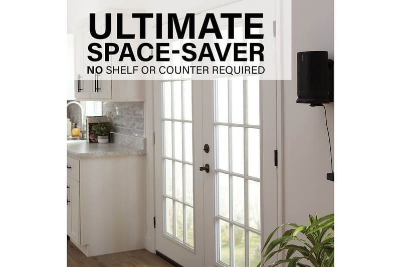 Høyttalerfeste Sanus for Sonos Move - Svart - Møbler - TV- & Mediamøbler - Mediestativ & veggfeste - Høyttalerstativ