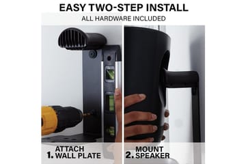 Høyttalerfeste Sanus for Sonos Move - Svart - Møbler - TV- & Mediamøbler - Mediestativ & veggfeste - Høyttalerstativ