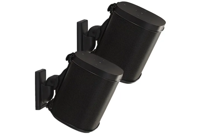 Høyttalerfeste Sanus for Sonos One SL Play:1 og Play:3, Svart