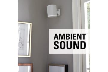 Høyttalerfeste Sanus for Sonos One SL Play:1 og Play:3 Hvit - Hvit - Møbler - TV- & Mediamøbler - Mediestativ & veggfeste - Høyttalerstativ