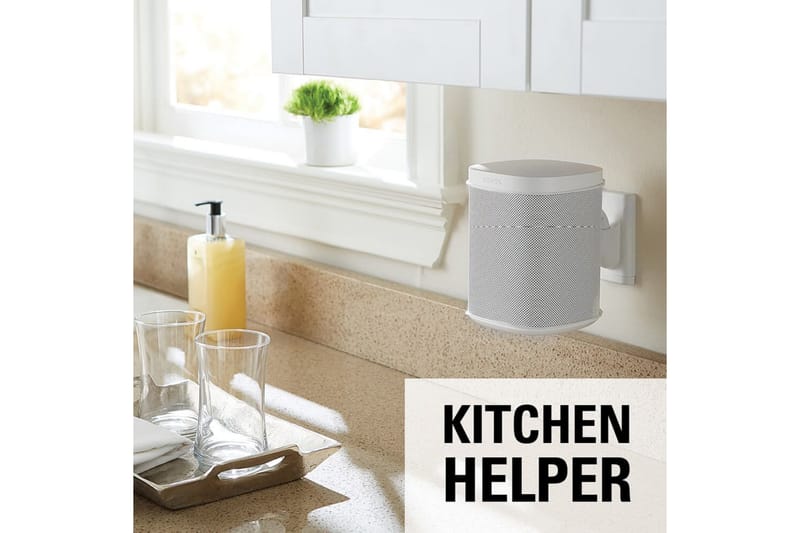 Høyttalerfeste Sanus for Sonos One SL Play:1 og Play:3 Hvit - Hvit - Møbler - TV- & Mediamøbler - Mediestativ & veggfeste - Høyttalerstativ