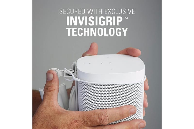 Høyttalerfeste Sanus for Sonos One SL Play:1 og Play:3 Hvit - Hvit - Møbler - TV- & Mediamøbler - Mediestativ & veggfeste - Høyttalerstativ