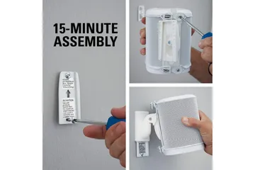 Høyttalerfeste Sanus for Sonos One SL Play:1 og Play:3 - Hvit - Møbler - TV- & Mediamøbler - Mediestativ & veggfeste - Høyttalerstativ