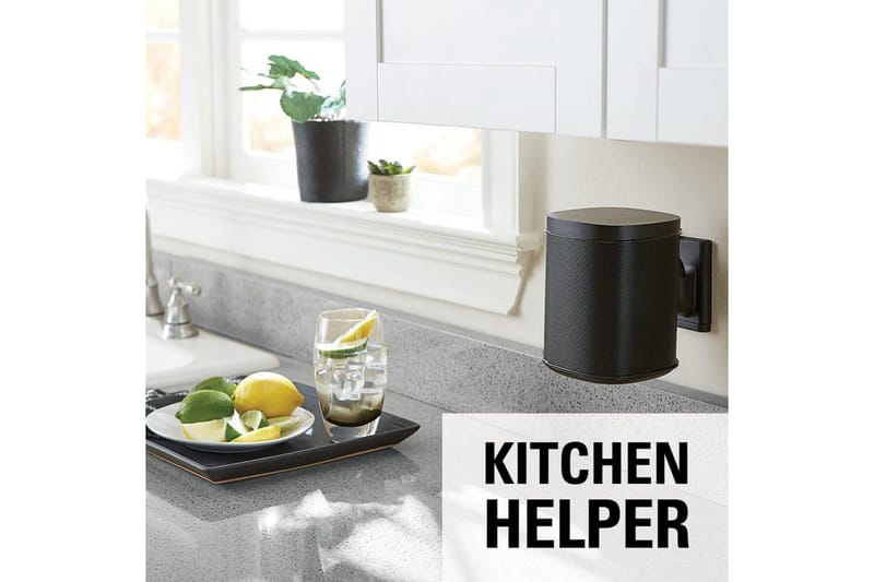 Høyttalerfeste Sanus for Sonos One SL Play:1 og Play:3 - Svart - Møbler - TV- & Mediamøbler - Mediestativ & veggfeste - Høyttalerstativ