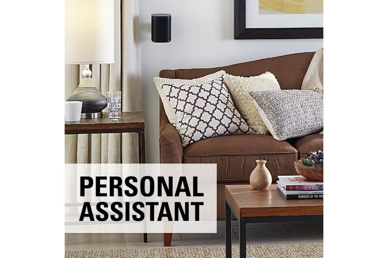 Høyttalerfeste Sanus for Sonos One SL Play:1 og Play:3 - Svart - Møbler - TV- & Mediamøbler - Mediestativ & veggfeste - Høyttalerstativ