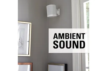 Høyttalerfeste Sanus for Sonos One SL Play:1 og Play:3 - Hvit - Møbler - TV- & Mediamøbler - Mediestativ & veggfeste - Høyttalerstativ