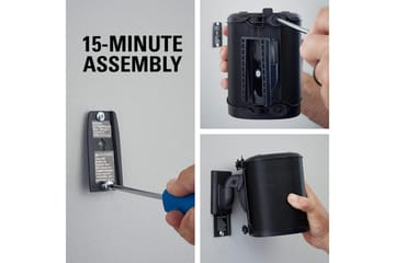 Høyttalerfeste Sanus for Sonos One SL Play:1 og Play:3 - Svart - Møbler - TV- & Mediamøbler - Mediestativ & veggfeste - Høyttalerstativ