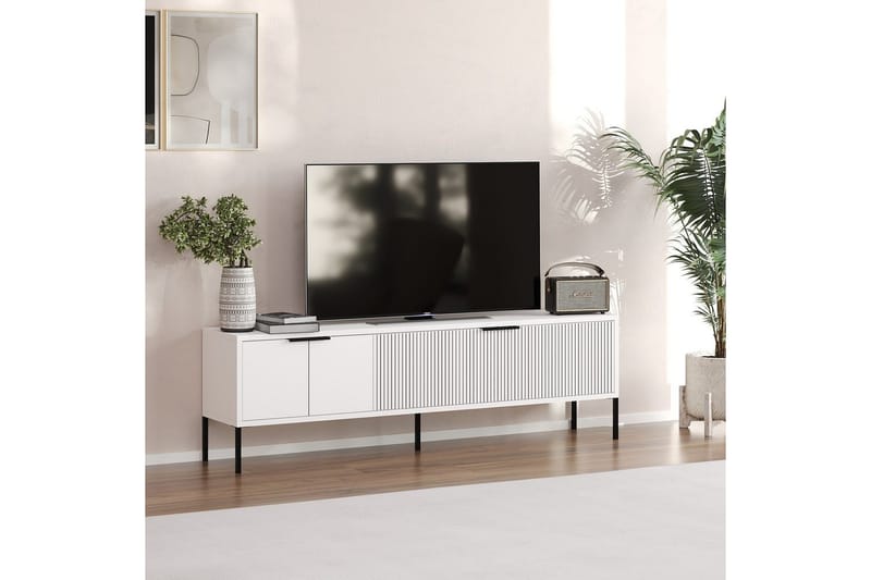 Hew TV-benk 150 cm - Hvit - Møbler - TV- & Mediamøbler - TV benk & mediabenk