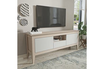 Hue TV-benk 150 cm - Beige/Hvit - Møbler - TV- & Mediamøbler - TV benk & mediabenk