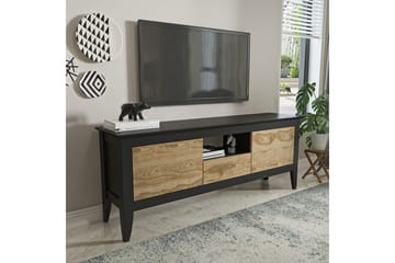 Hue TV-benk 150 cm - Sort/Eik - Møbler - TV- & Mediamøbler - TV benk & mediabenk