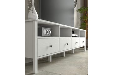 Illen TV-benk 200 cm - Natur/Hvit - Møbler - TV- & Mediamøbler - TV benk & mediabenk