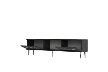 Ilna TV-benk 150 cm - Antrasitt/Sølv - Møbler - TV- & Mediamøbler - TV benk & mediabenk