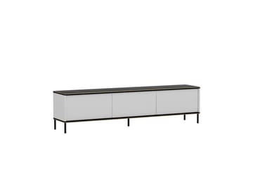 Imaj Gulvstående TV-benk 180 cm med Oppbevaring i Malt Tre - Hvit - Møbler - TV- & Mediamøbler - TV benk & mediabenk