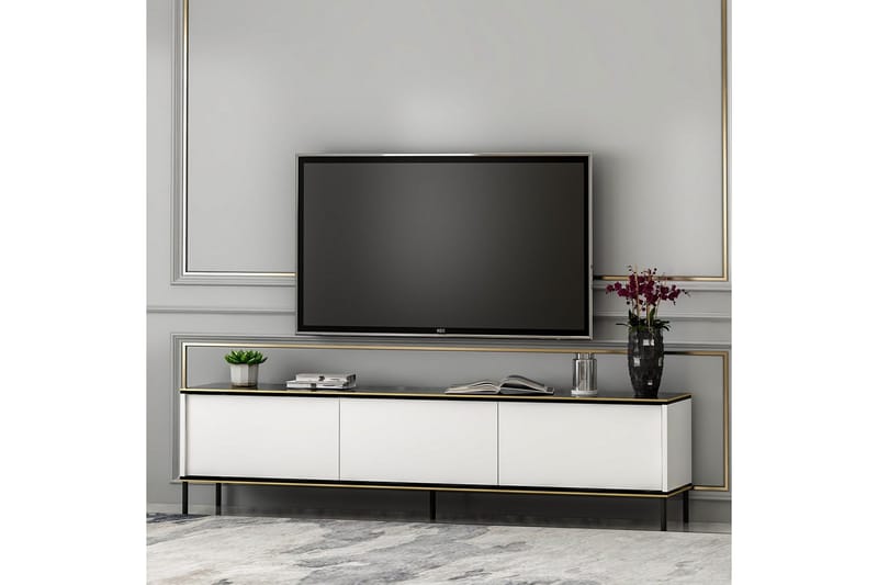 Imaj TV-benk 180 cm - Hvit - Møbler - TV- & Mediamøbler - TV benk & mediabenk