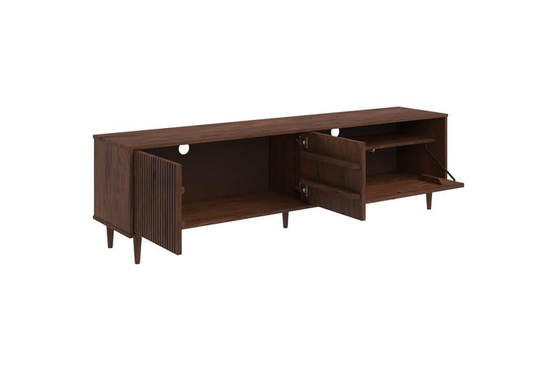 Jerzy TV-stativ 180x38 cm - Brun - Møbler - TV- & Mediamøbler - Mediestativ & veggfeste - TV-veggfeste