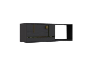 Jorin TV-benk 150 cm - Antrasitt/Gull - Møbler - TV- & Mediamøbler - TV benk & mediabenk