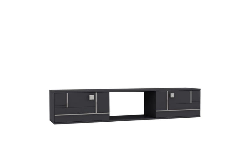 Jorin TV-benk 150 cm - Antrasitt/Sølv - Møbler - TV- & Mediamøbler - TV benk & mediabenk