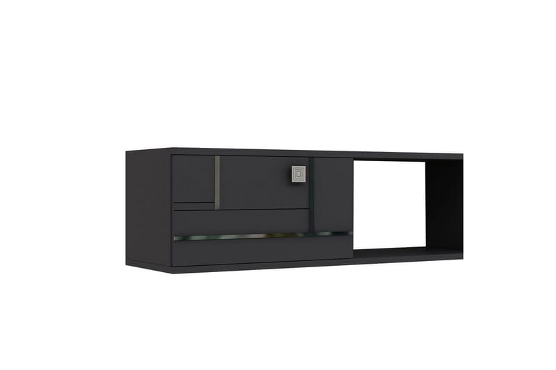 Jorin TV-benk 150 cm - Antrasitt/Sølv - Møbler - TV- & Mediamøbler - TV benk & mediabenk