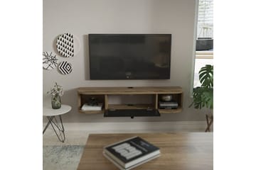 Kalvos TV-benk 120 cm - Sort/Eik - Møbler - TV- & Mediamøbler - TV benk & mediabenk