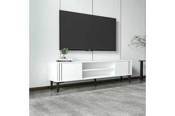 Klyne TV-benk 140 cm - Hvit - Møbler - TV- & Mediamøbler - TV benk & mediabenk