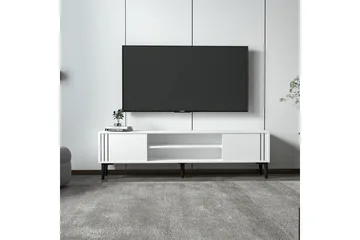 Klyne TV-benk 140 cm - Hvit - Møbler - TV- & Mediamøbler - TV benk & mediabenk
