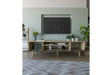 Kollumber TV-benk 180x30 cm - Brun/Antrasitt - Møbler - TV- & Mediamøbler - Mediestativ & veggfeste - TV-veggfeste