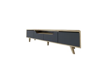 Kollumber TV-benk 180x30 cm - Brun/Antrasitt - Møbler - TV- & Mediamøbler - Mediestativ & veggfeste - TV-veggfeste