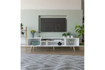 Kollumber TV-benk 180x30 cm - Hvit - Møbler - TV- & Mediamøbler - Mediestativ & veggfeste - TV-veggfeste