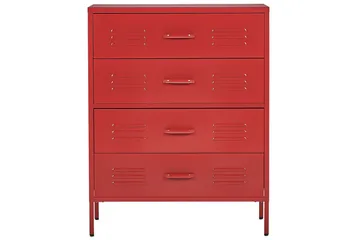 Kommode Enago Rød - Rød - Oppbevaring - Oppbevaringsmøbler - Kommode - Entrekommode