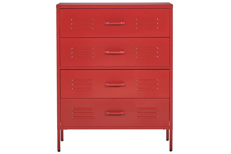 Kommode Enago Rød - Rød - Oppbevaring - Oppbevaringsmøbler - Kommode - Entrekommode