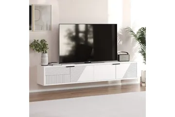 Kulwant TV-benk 180 cm - Hvit - Møbler - TV- & Mediamøbler - TV benk & mediabenk