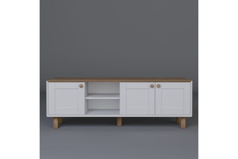 Kuniyoshi TV-benk 160 cm, Eik