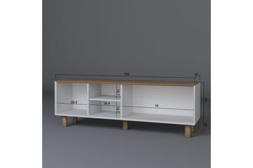 Kuniyoshi TV-benk 160 cm - Eik - Møbler - TV- & Mediamøbler - TV benk & mediabenk