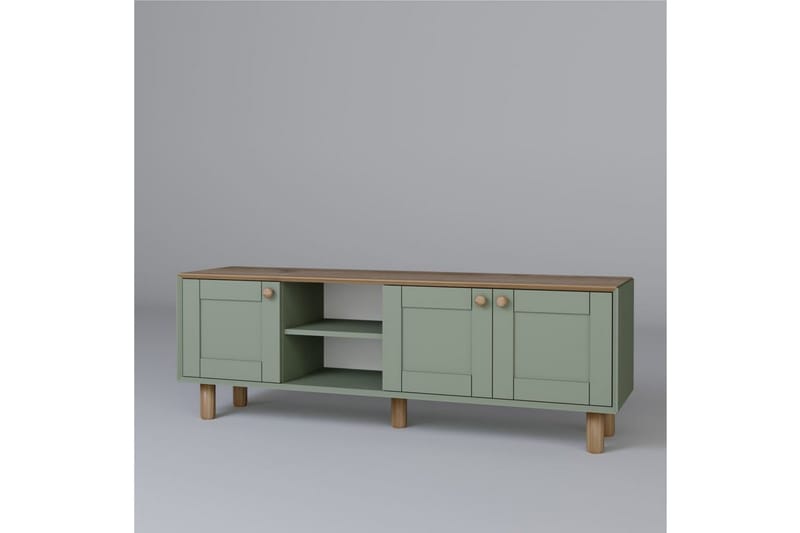Kuniyoshi TV-benk 160 cm - Grønn - Møbler - TV- & Mediamøbler - TV benk & mediabenk